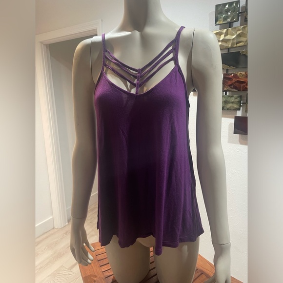 Express Tops - EXPRESS Purple spaghetti strap cami. Side slots are 4.5” long. EUC